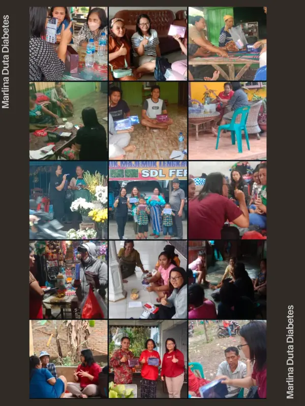 Ibu Marlina Bersama Duta Diabetes Sembuh